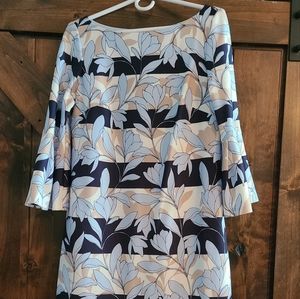 Vince Camuto bell sleeve sheath dress 10